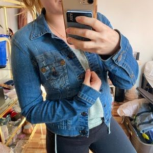 True religion denim jacket - size small